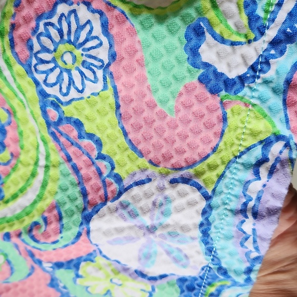 Lilly‎ Pulitzer The Callahan Short sz 16 Pique Texture Ocean - Picture 5 of 16